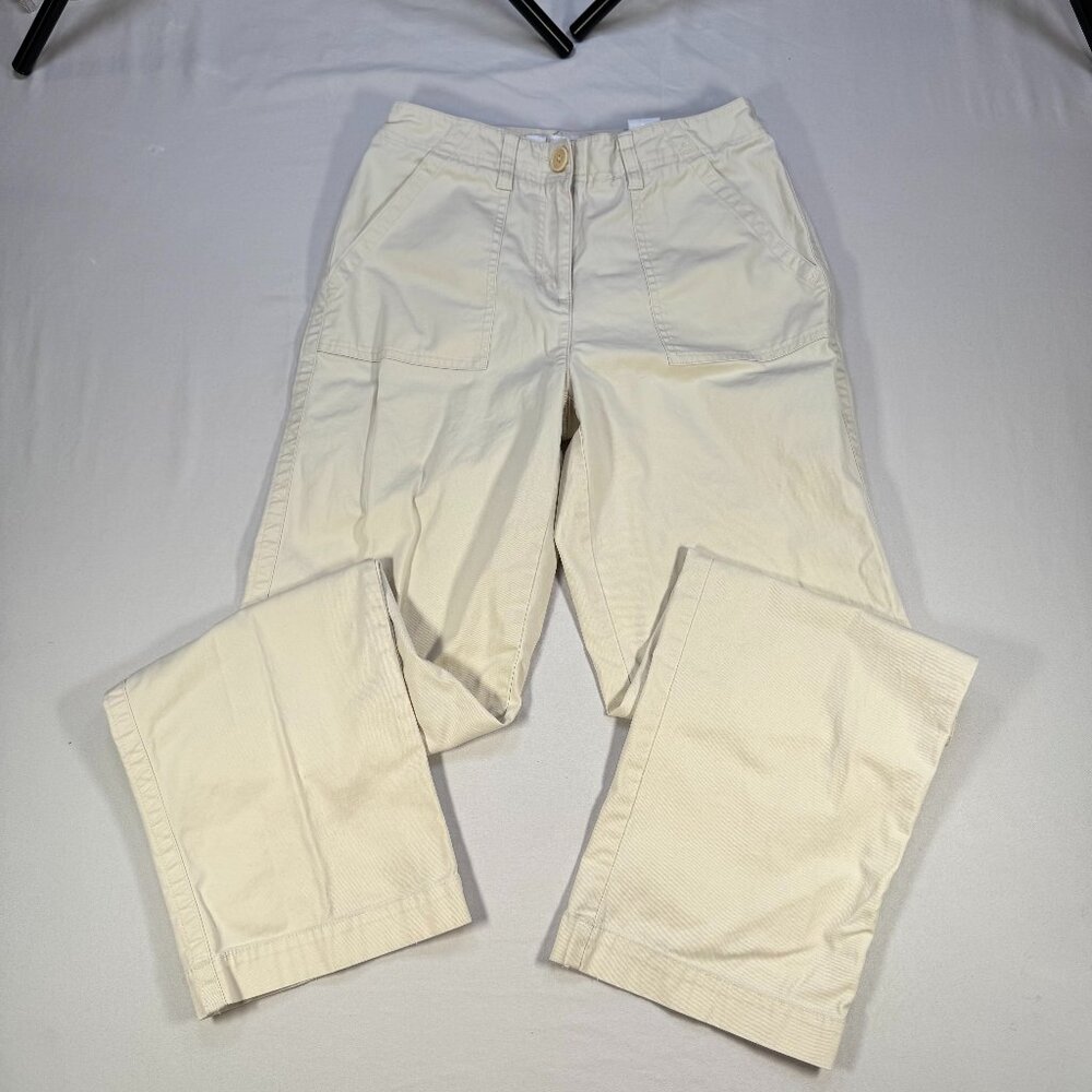 Talbots Stretch Chino Pants Beige Size 4